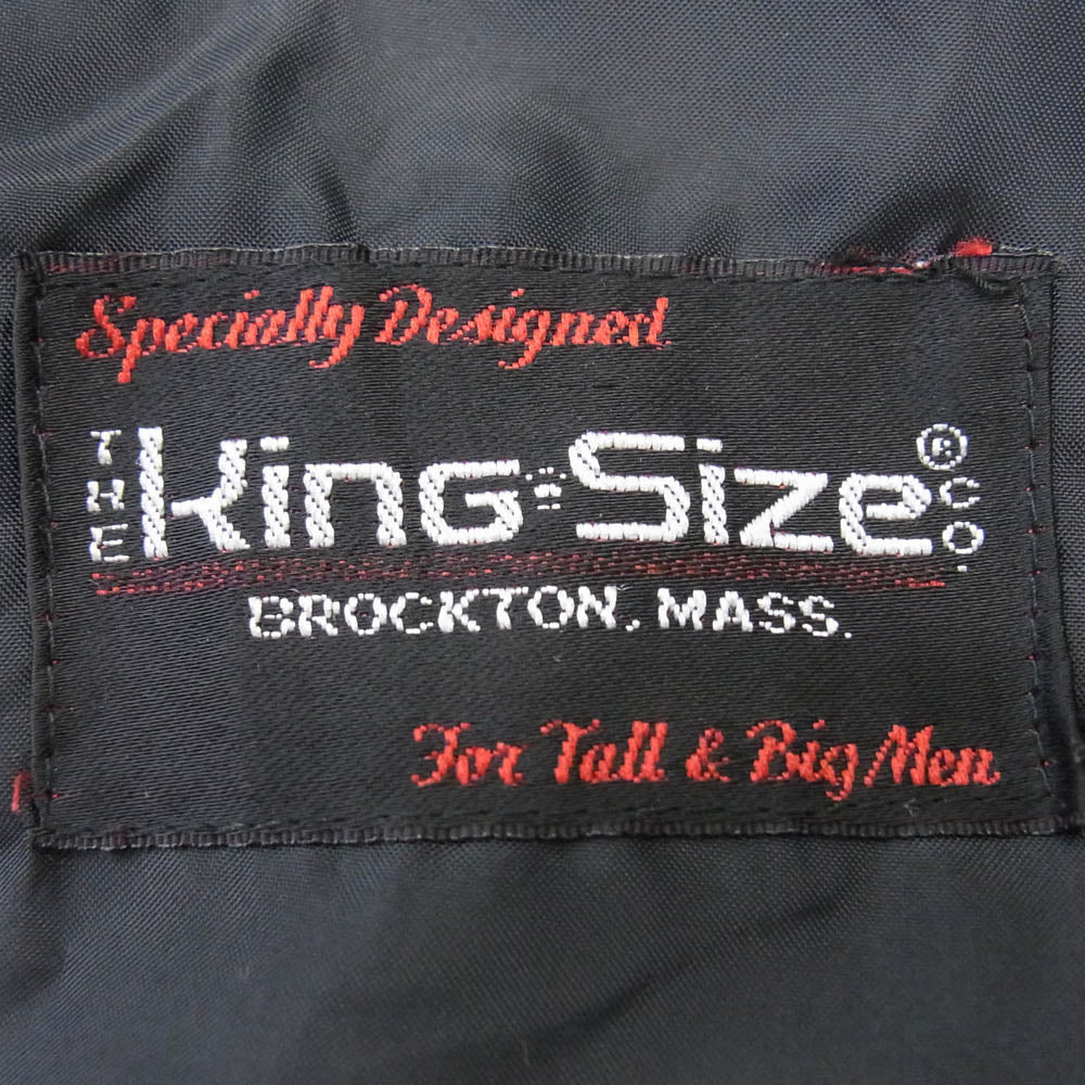 キングサイズ ヌバックエルボーパッチ オーバーサイズ コーデュロイ テーラードジャケット ブラック系 58【中古】