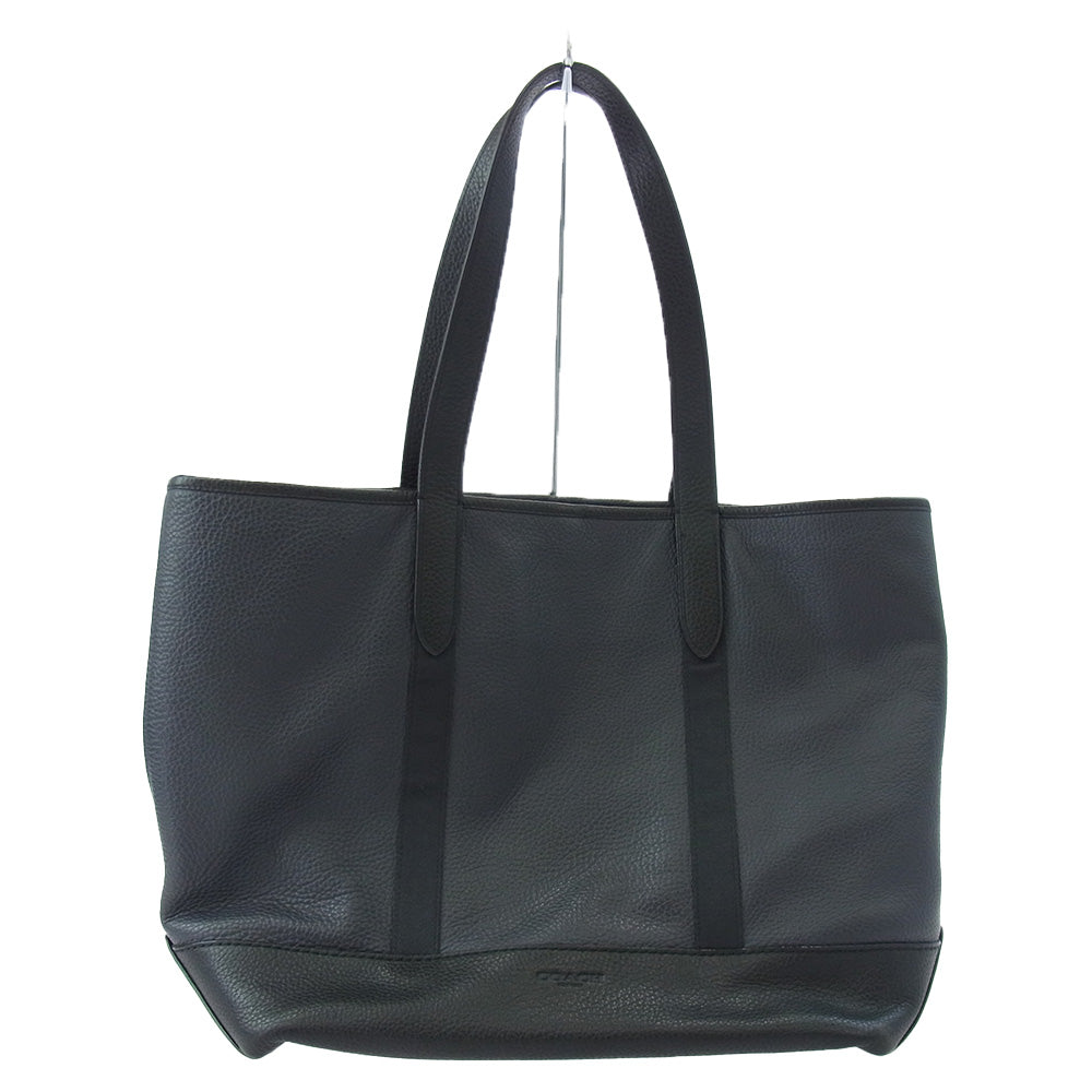 COACH コーチ F23248 レザー ビジネスバッグ トートバッグ ブラック系【中古】