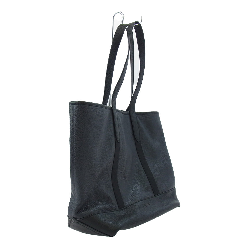 COACH コーチ F23248 レザー ビジネスバッグ トートバッグ ブラック系【中古】