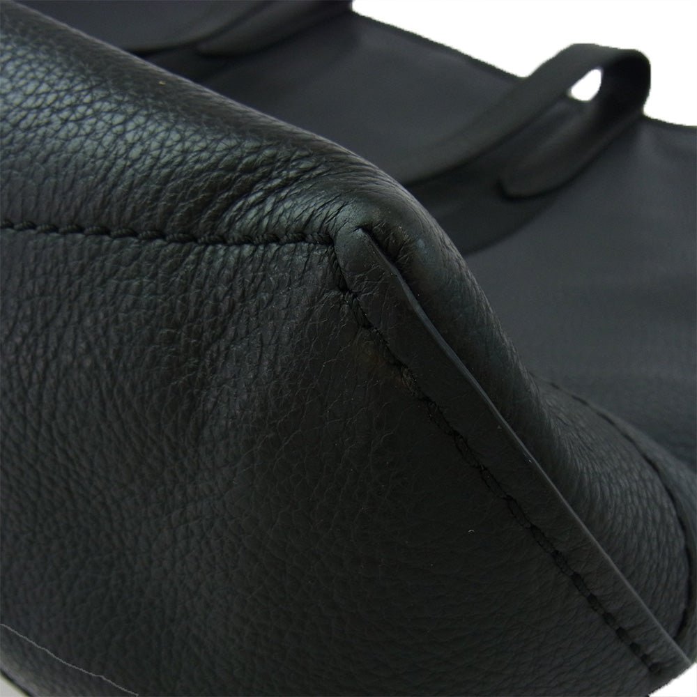 COACH コーチ F23248 レザー ビジネスバッグ トートバッグ ブラック系【中古】