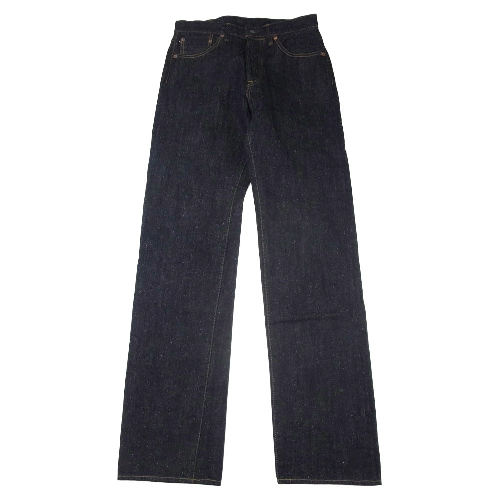 ONI DENIM 鬼デニム ONI288-13.7NEP 鬼デニム 13.7oz NEP Denim Regular Straight ネップ セルビッジ デニム パンツ ボタンフライ レギュラー ストレート 赤耳 ジーンズ W29 インディゴブルー系 W29【極上美品】【中古】
