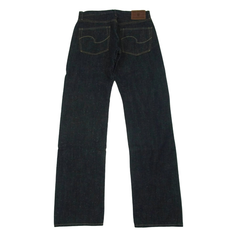 ONI DENIM 鬼デニム ONI288-13.7NEP 鬼デニム 13.7oz NEP Denim Regular Straight ネップ セルビッジ デニム パンツ ボタンフライ レギュラー ストレート 赤耳 ジーンズ インディゴブルー系 30【極上美品】【中古】
