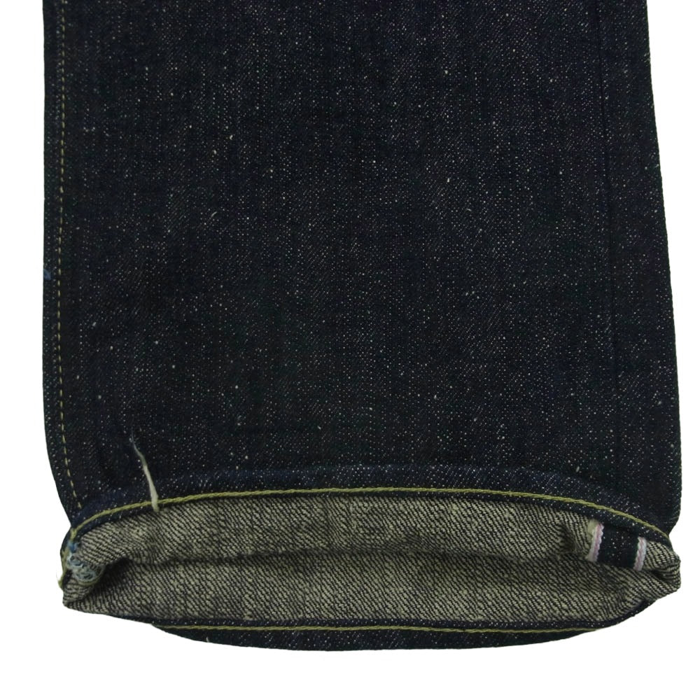 ONI DENIM 鬼デニム ONI288-13.7NEP 鬼デニム 13.7oz NEP Denim Regular Straight ネップ セルビッジ デニム パンツ ボタンフライ レギュラー ストレート 赤耳 ジーンズ インディゴブルー系 30【極上美品】【中古】
