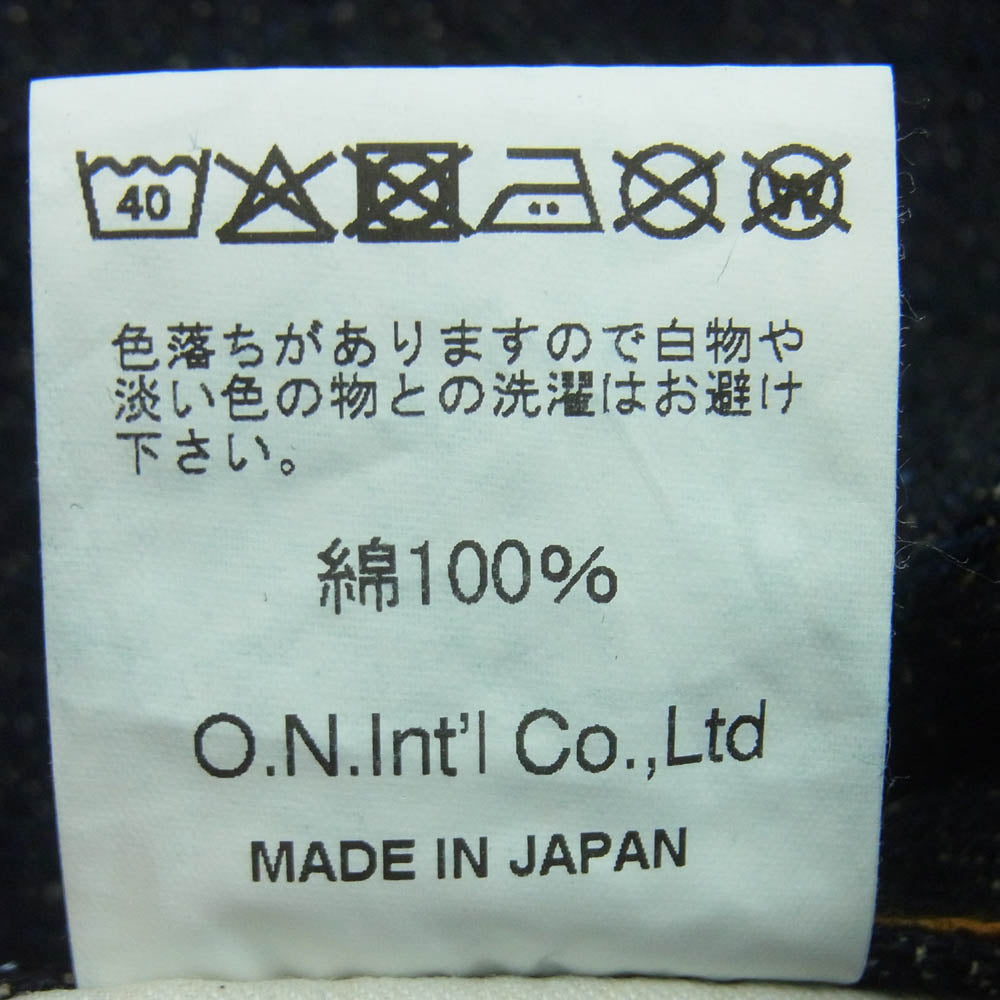 ONI DENIM 鬼デニム ONI 288 鬼デニム 20oz Asphalt Denim アスファルト デニム パンツ ボタンフライ レギュラー ストレート 赤耳 ジーンズ W31 インディゴブルー系 31【極上美品】【中古】