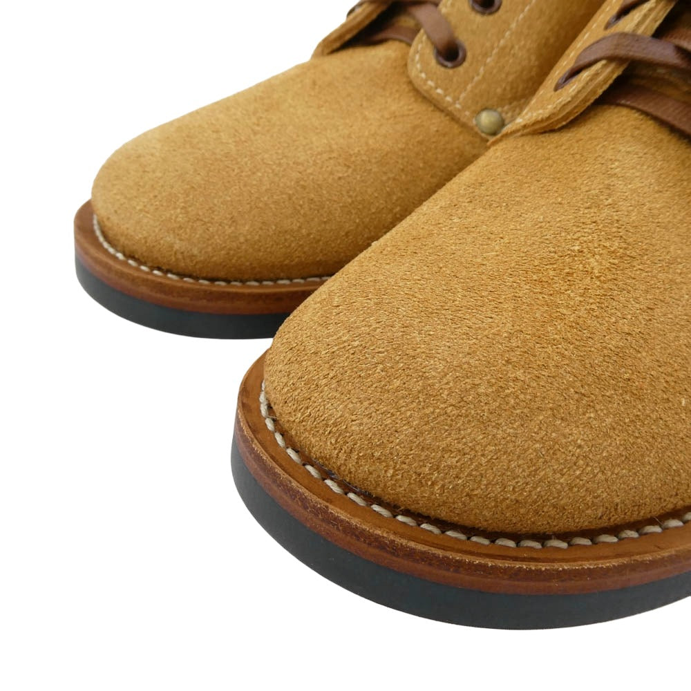 Buzz Rickson's バズリクソンズ BR02800 SHOE SERVICE REVERSE UPPER COMPOSITION SOLE Type M-43 サービス シューズ 7ホール ブーツ ライトブラウン系 9E【新古品】【未使用】【中古】