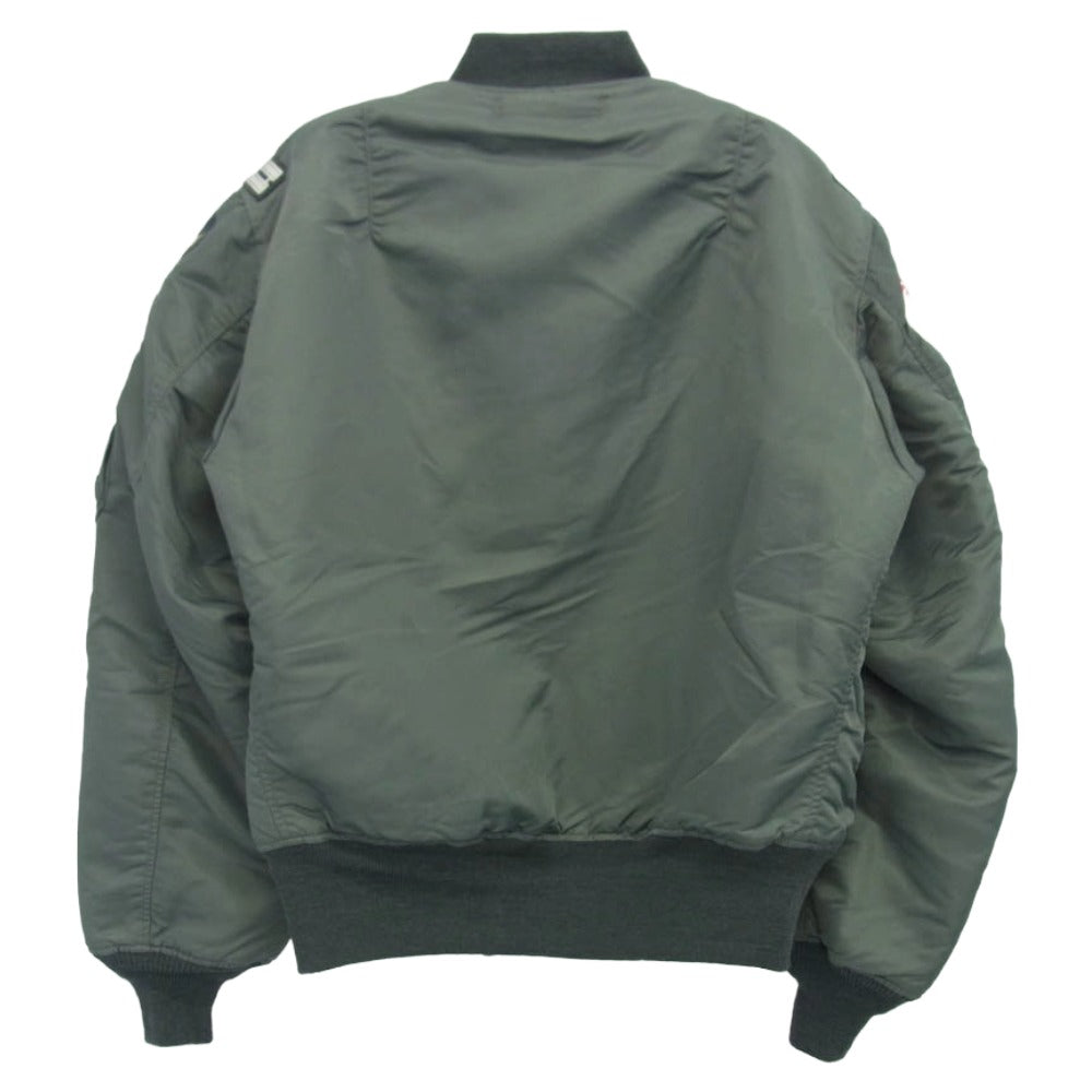 Buzz Rickson's バズリクソンズ BR15571 TYPE MA-1 ALBERT TURNER & CO.,INC. 319th FTR.INTCP.SQ. アルバート・ターナー社 初期型MA-1 カスタムモデル ミリタリーブルゾン ジャケット カーキ系 L【新古品】【未使用】【中古】