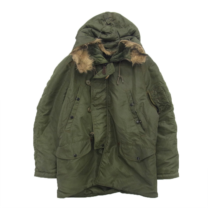 Buzz Rickson's バズリクソンズ M18843 M品番 UNITED CARR ユナイテッドカー N-3B ミリタリー フライトジャケット グリーン系 M【中古】