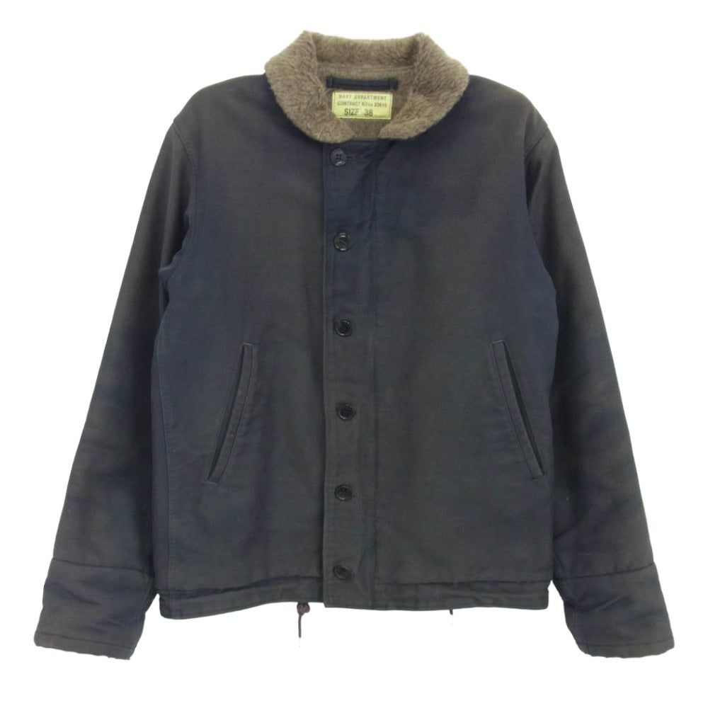 Buzz Rickson's バズリクソンズ M13805 NXSS 23615 M品番 N-1 デッキジャケット チャコール系 38【中古】