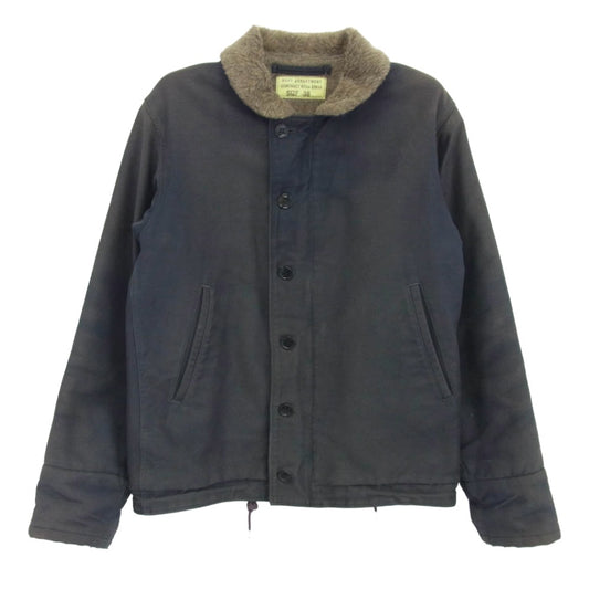 Buzz Rickson's バズリクソンズ M13805 NXSS 23615 M品番 N-1 デッキジャケット チャコール系 38【中古】