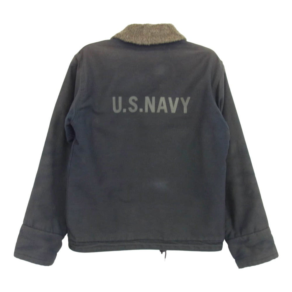 Buzz Rickson's バズリクソンズ M13805 NXSS 23615 M品番 N-1 デッキジャケット チャコール系 38【中古】