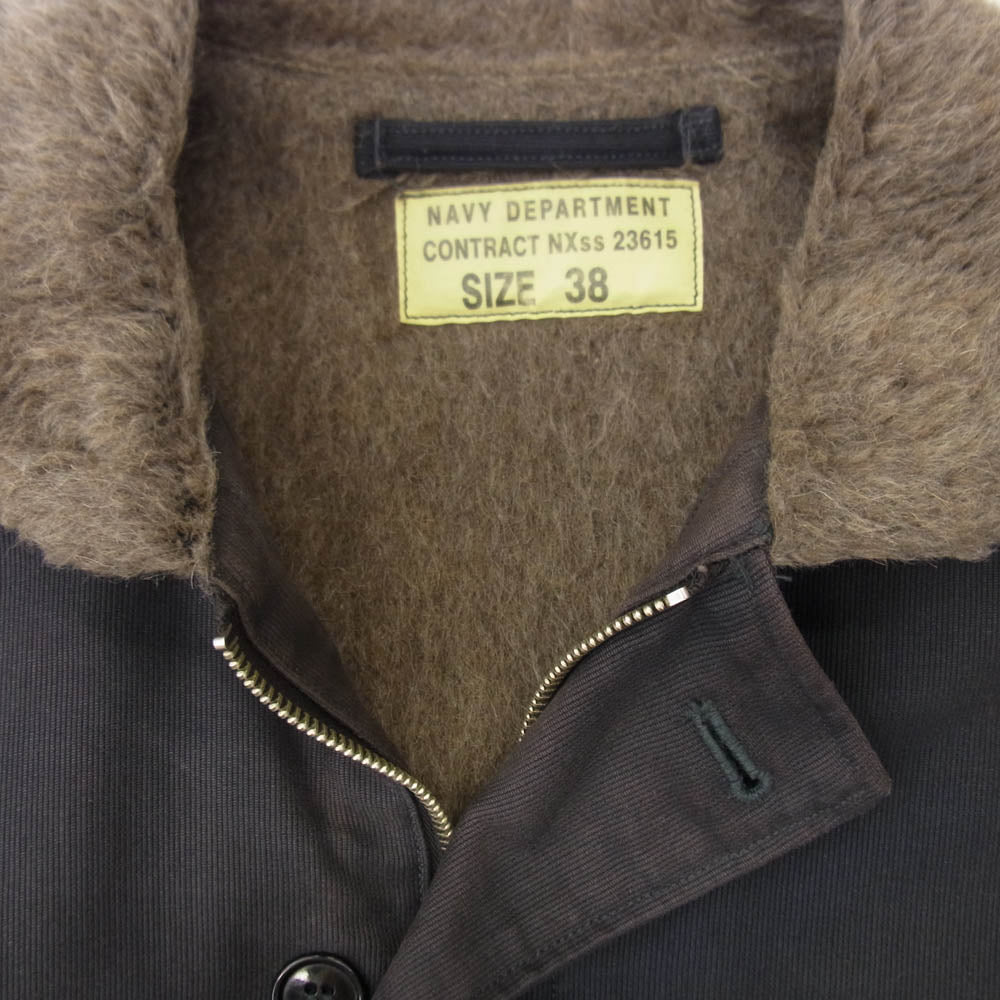 Buzz Rickson's バズリクソンズ M13805 NXSS 23615 M品番 N-1 デッキジャケット チャコール系 38【中古】