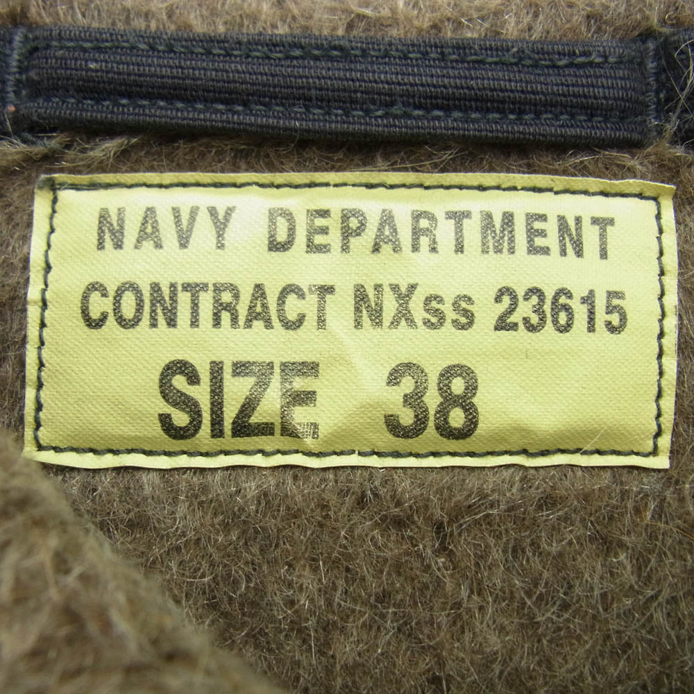 Buzz Rickson's バズリクソンズ M13805 NXSS 23615 M品番 N-1 デッキジャケット チャコール系 38【中古】