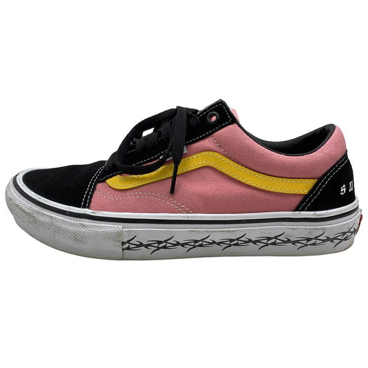 Supreme シュプリーム 21AW 500714 × VANS バンズ OLD SKOOL オールドスクール ローカットスニーカー ブラック系 ピンク系 27cm【中古】