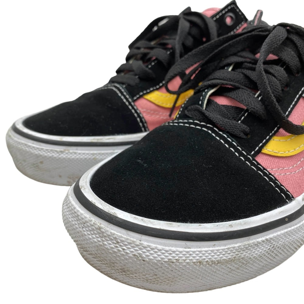 Supreme シュプリーム 21AW 500714 × VANS バンズ OLD SKOOL オールドスクール ローカットスニーカー ブラック系 ピンク系 27cm【中古】