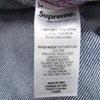 Supreme シュプリーム 23SS Flocked Denim Trucker Jacket フロック デニム トラッカー ジャケット レッド系 S【中古】