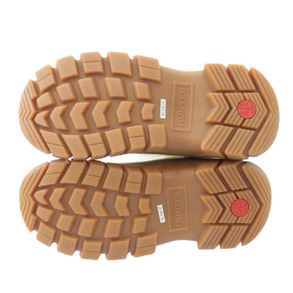 ハンター WOMENS INTREPID SHORT SNOW BOOT ショート スノーブーツ オフホワイト系 UK5【極上美品】【中古】