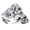 TENDERLOIN テンダーロイン 【新品仕上加工済】T-SKULL BORNEO RING ボルネオ スカル リング シルバー系 約19号【美品】【中古】