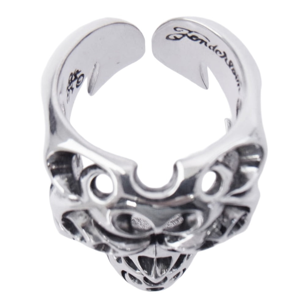 TENDERLOIN テンダーロイン 【新品仕上加工済】T-SKULL BORNEO RING ボルネオ スカル リング シルバー系 約19号【美品】【中古】