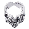 TENDERLOIN テンダーロイン 【新品仕上加工済】T-SKULL BORNEO RING ボルネオ スカル リング シルバー系 約19号【美品】【中古】