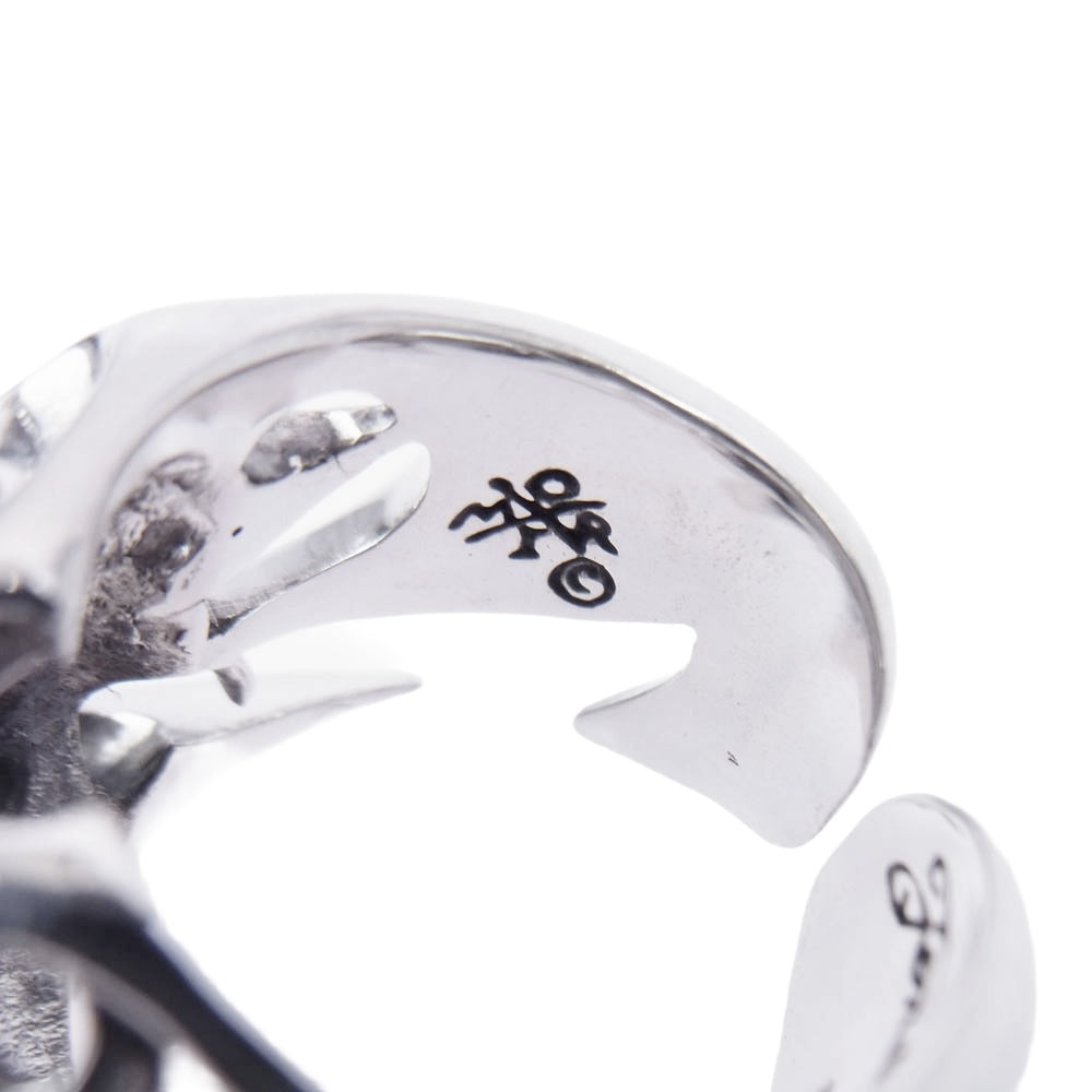 TENDERLOIN テンダーロイン 【新品仕上加工済】T-SKULL BORNEO RING ボルネオ スカル リング シルバー系 約19号【美品】【中古】