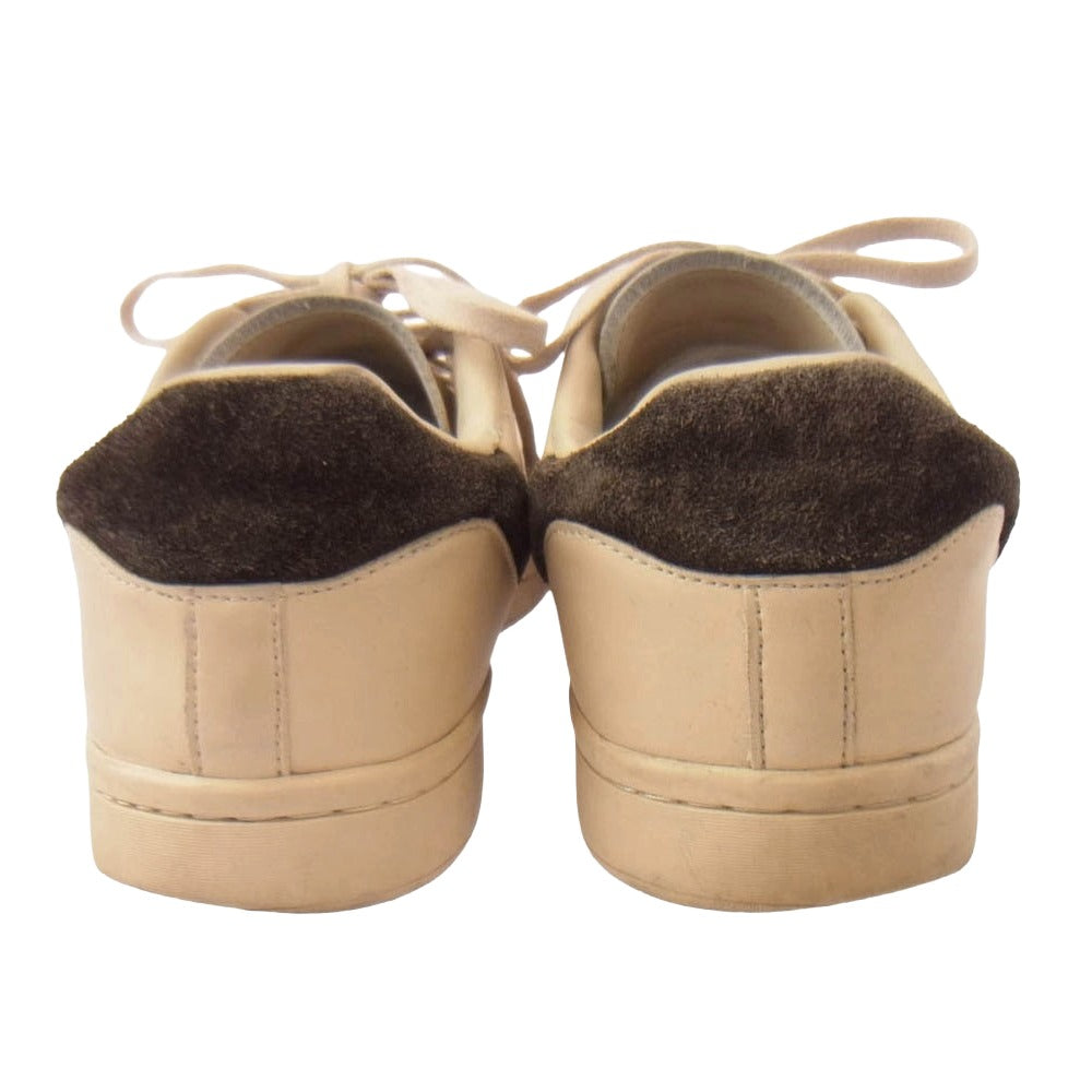 RAF SIMONS ラフシモンズ Orion オリオン レザー ローカット スニーカー ベージュ系 42【中古】