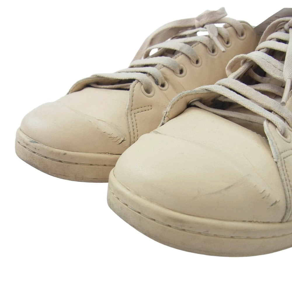 RAF SIMONS ラフシモンズ Orion オリオン レザー ローカット スニーカー ベージュ系 42【中古】