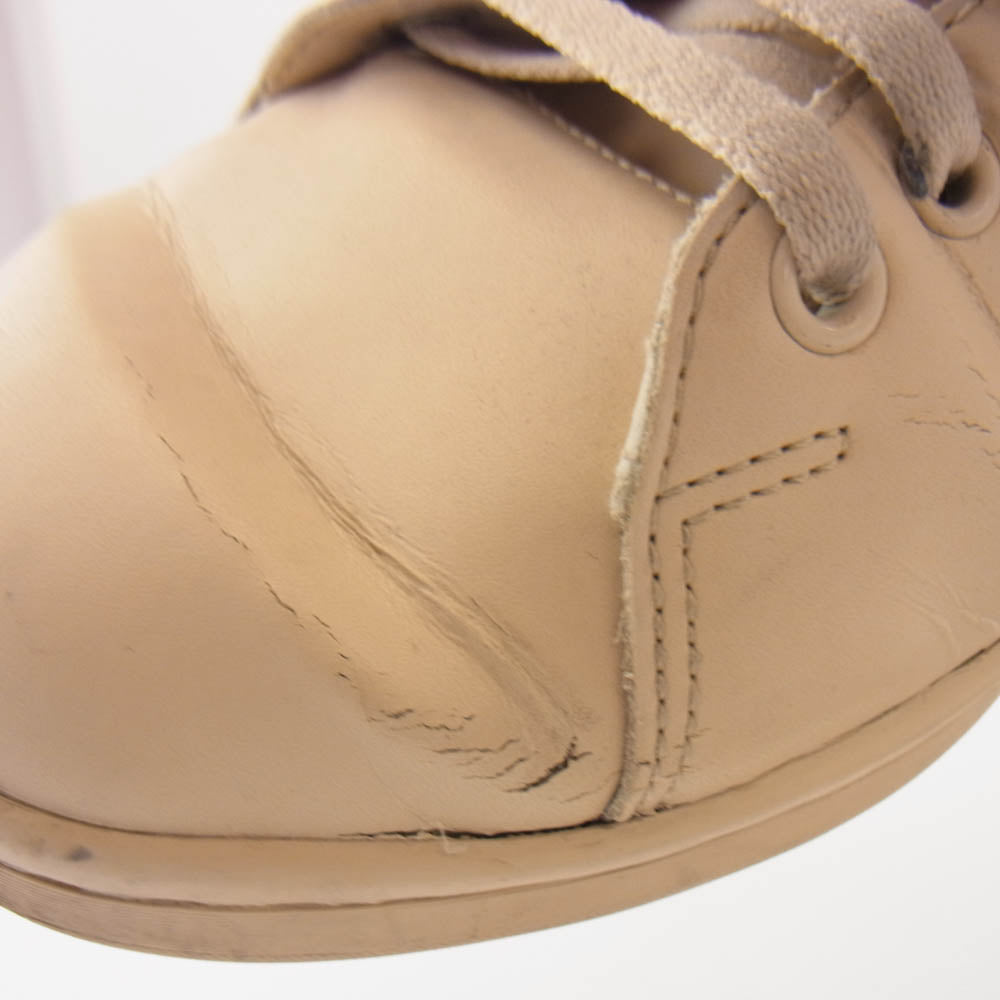 RAF SIMONS ラフシモンズ Orion オリオン レザー ローカット スニーカー ベージュ系 42【中古】