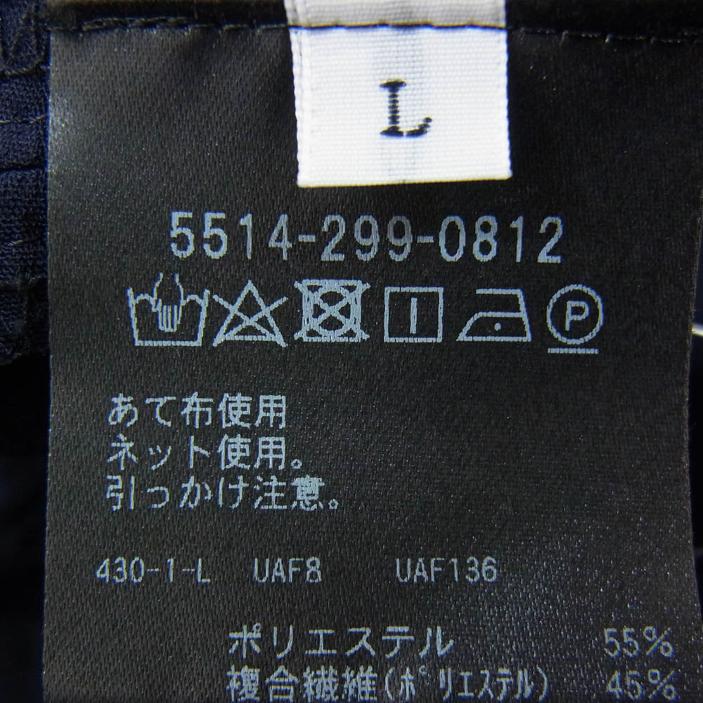 UNITED ARROWS & SONS ユナイテッドアローズアンドサンズ 5514-299-0812 by DAISUKE OBANA ダイスケ オバナ I BELT CR1P PANTS ベルト パンツ ダークネイビー系 L【中古】