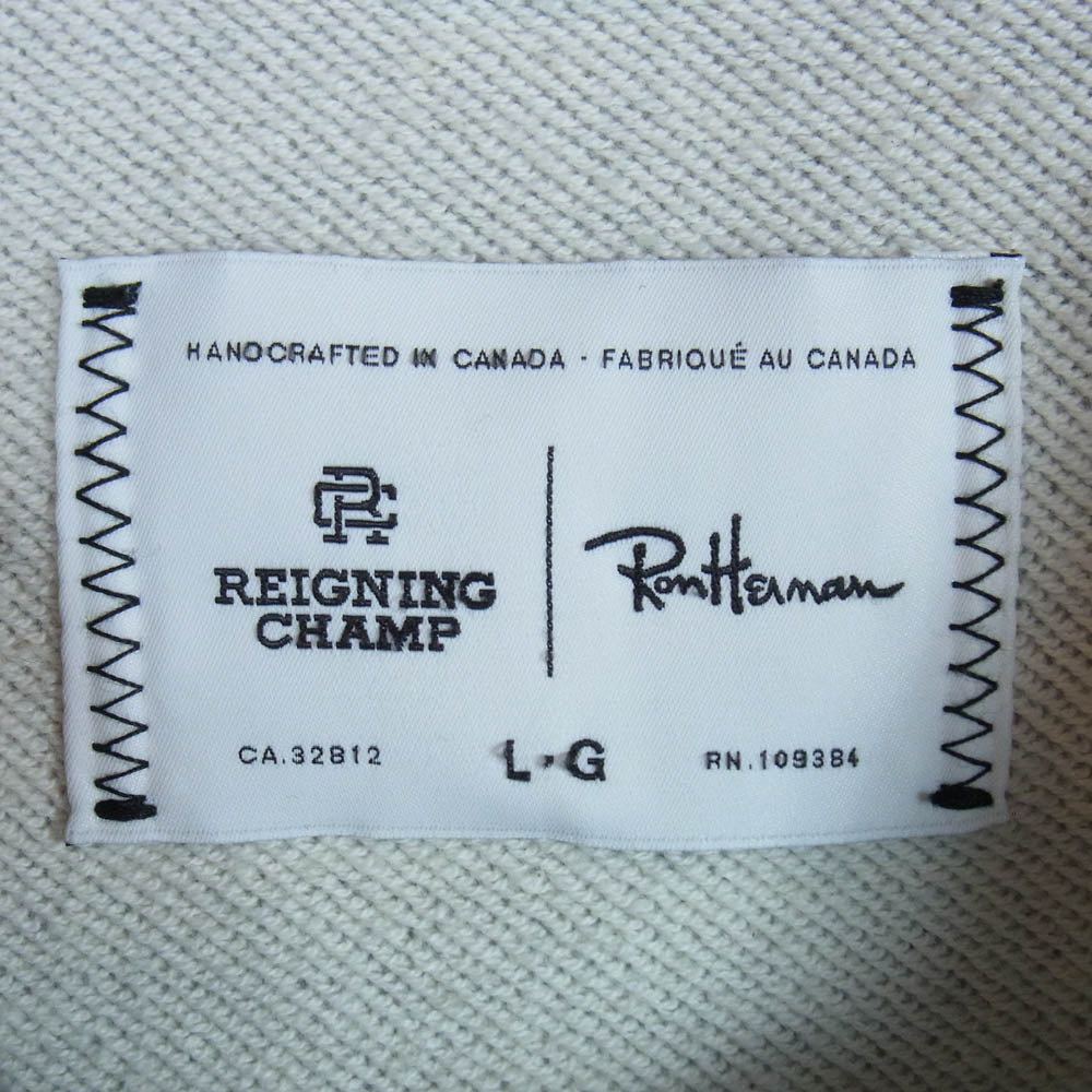 Ron Herman ロンハーマン REIGNING CHAMP レイニングチャンプ スウェット トレーナー グレー系 L/G【中古】