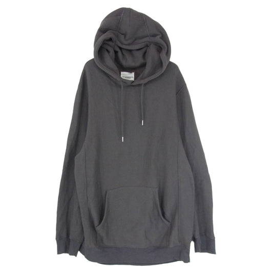 TAKAHIRO MIYASHITA The SoloIst. タカヒロミヤシタザソロイスト 0008bAW23 sc.0008b hoodie コットンシルク プルオーバー パーカー グレー系 52【中古】