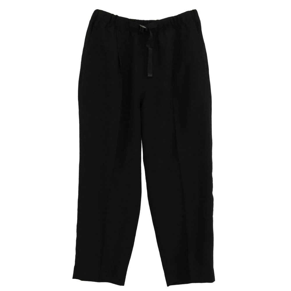 UNITED ARROWS & SONS ユナイテッドアローズアンドサンズ 5514-299-0812 by DAISUKE OBANA ダイスケ オバナ I BELT CR1P PANTS ベルト パンツ ブラック系 L【中古】
