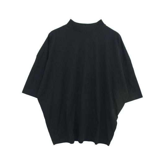 JIL SANDER ジルサンダー J21GC0005 モックネック 半袖 Tシャツ カットソー ブラック系 M【中古】
