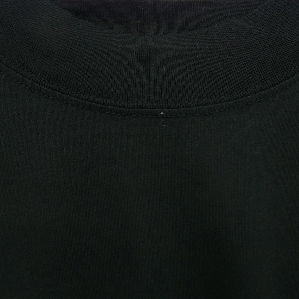 JIL SANDER ジルサンダー J21GC0005 モックネック 半袖 Tシャツ カットソー ブラック系 M【中古】