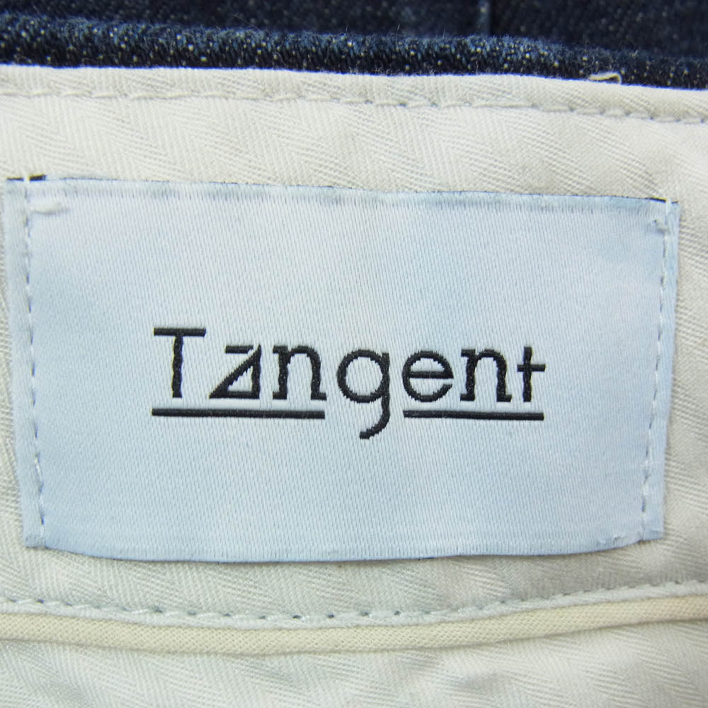 タンジェント JOHAN ジョアン スウェーデン軍 シンチバック デニムトラウザーズ パンツ インディゴブルー系 48【中古】