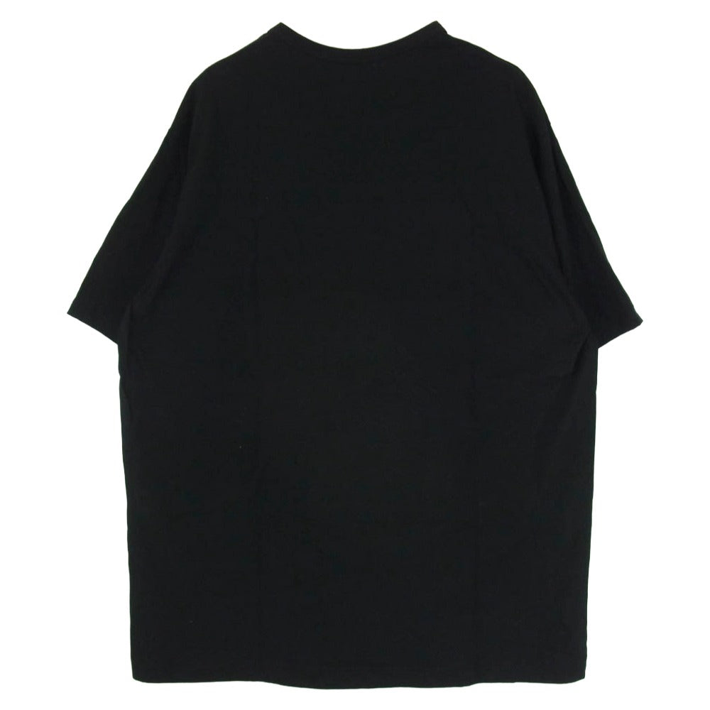 Yohji Yamamoto POUR HOMME ヨウジヤマモトプールオム HP-T62-993 SINGLE JERSEY PRINT HALF SLEEVE C ハーフ スリーブ Tシャツ カットソー ブラック系 3【中古】