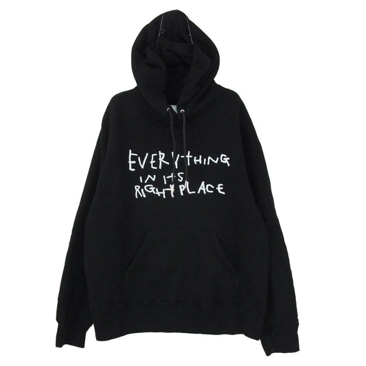 Sacai サカイ 23-0647S Graphic Print Hoodie プルオーバーパーカー ブラック系 3【中古】