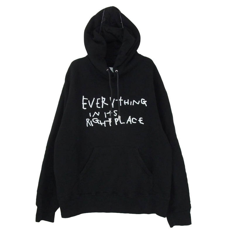 Sacai サカイ 23-0647S Graphic Print Hoodie プルオーバーパーカー ブラック系 3【中古】