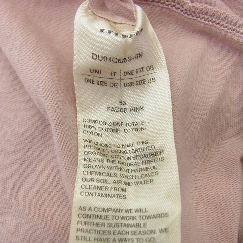 Rick Owens リックオウエンス DU01C6253-RN Drkshdw Walrus Tシャツ ダークシャドウ 半袖 カットソー ピンク系 ONE SIZE【中古】