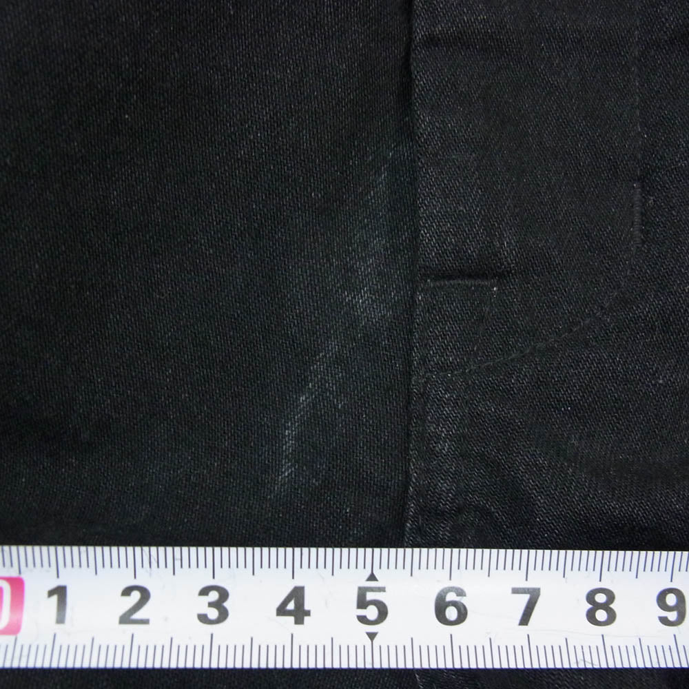 FUMITO GANRYU フミトガンリュウ FU10-PA-06 LIGHT OZ EASY DENIM PANTS イージー デニム パンツ ブラック系 3【中古】