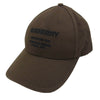 BURBERRY バーバリー BROWN Baseball cap ベースボール キャップ ダークブラウン系 M【中古】