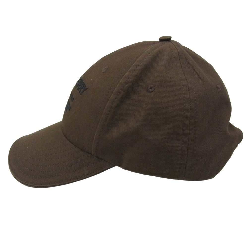 BURBERRY バーバリー BROWN Baseball cap ベースボール キャップ ダークブラウン系 M【中古】
