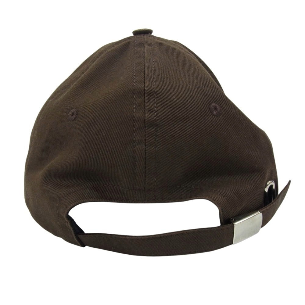 BURBERRY バーバリー BROWN Baseball cap ベースボール キャップ ダークブラウン系 M【中古】