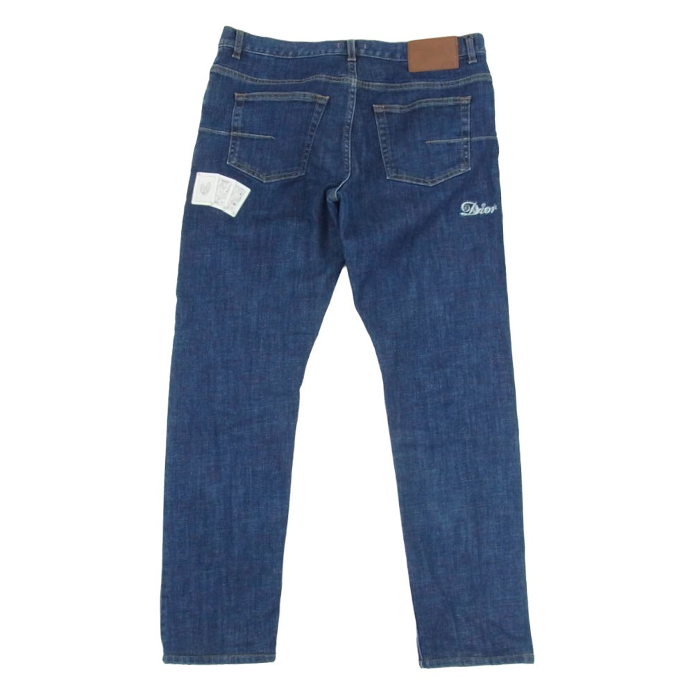 Dior ディオール 193DS10D285X × Kenny Scharf ケニーシャーフ デニム パンツ インディゴブルー系 32【中古】