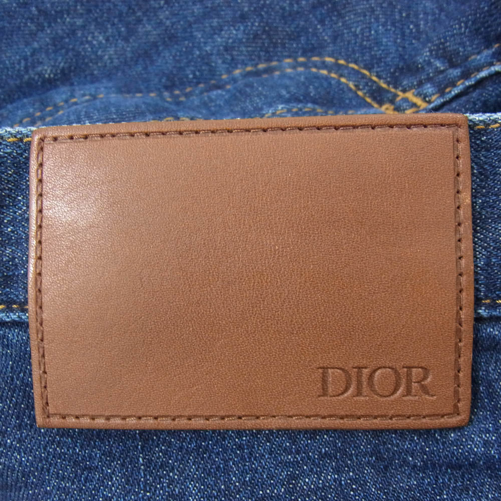 Dior ディオール 193DS10D285X × Kenny Scharf ケニーシャーフ デニム パンツ インディゴブルー系 32【中古】