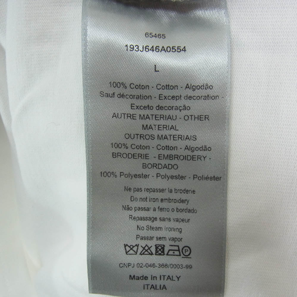 Dior ディオール 193J646A0554 Kenny Scharf ケニーシャーフ ロゴ刺繍 オーバーサイズ Tシャツ ブラック系 L【中古】