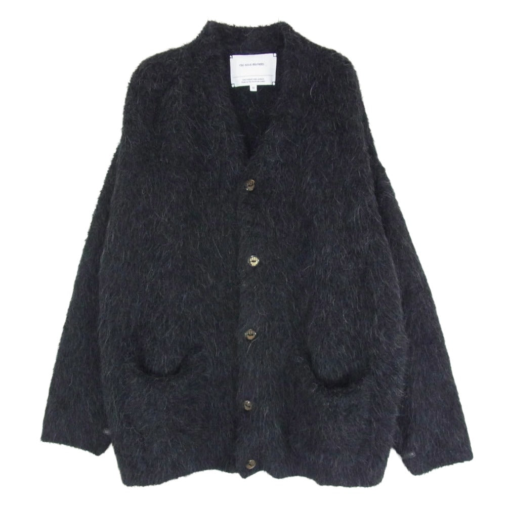 ザ・イノウエブラザーズ Suri Cardigan アルパカ ウール スリ カーディガン ブラック系 M【中古】