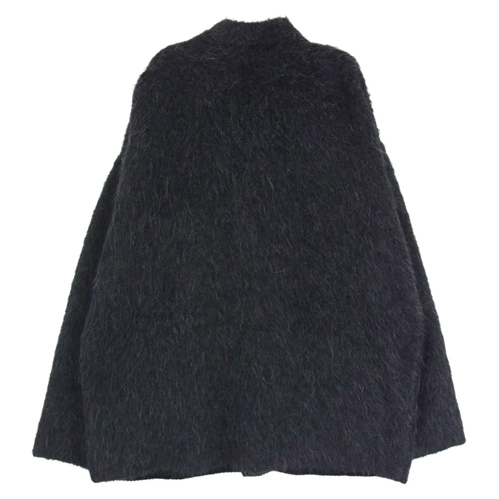 ザ・イノウエブラザーズ Suri Cardigan アルパカ ウール スリ カーディガン ブラック系 M【中古】