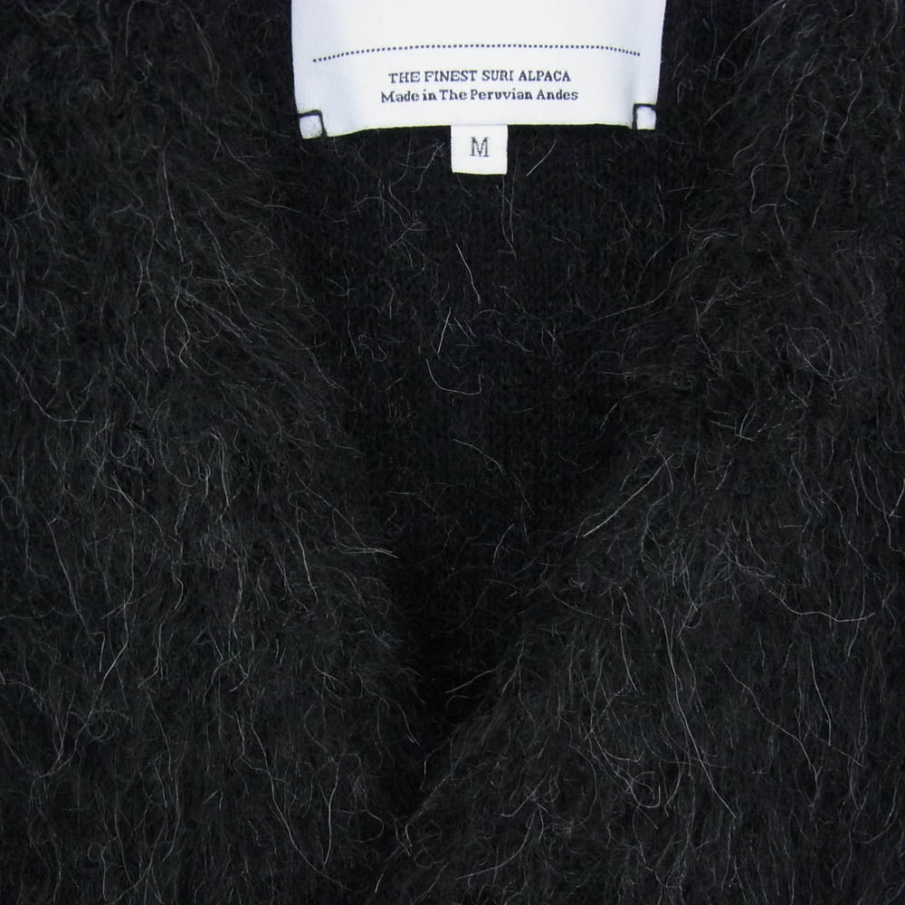ザ・イノウエブラザーズ Suri Cardigan アルパカ ウール スリ カーディガン ブラック系 M【中古】