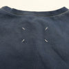 MAISON MARGIELA メゾンマルジェラ S50GC0685 四つタグ 1 10 ライン オーバーサイズ オーバーダイ ロゴ 半袖 Tシャツ ネイビー系 M【中古】