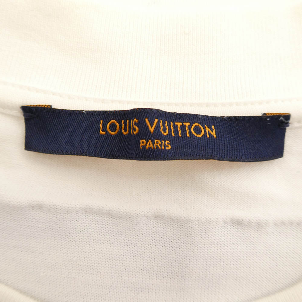 LOUIS VUITTON ルイ・ヴィトン 20aw マルチカラー モノグラム 半袖 Tシャツ ホワイト系 L【中古】